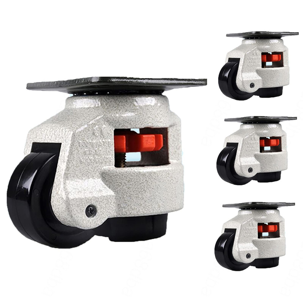 High-Performance Swivel Casters With Brake, 250 Kg Load Capacity, Adjustable Workbench Wheels For Industrial Transport 6482260093420