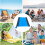 Beach Sand Mat - Large Compact Quick Drying Lightweight Durable Ethnic Style Foldable Weatherproof Straw Mat 4
