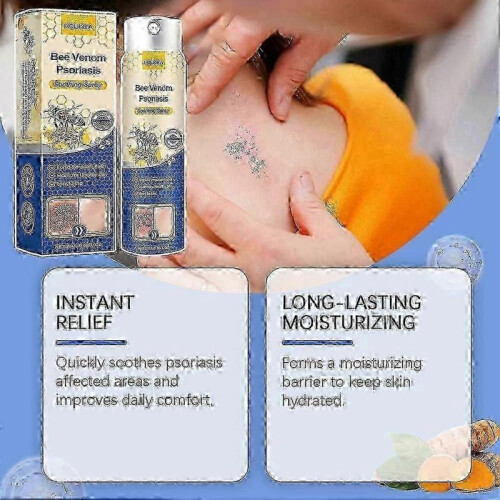 Bee venom psoriasis spray for itch relief and redness 2