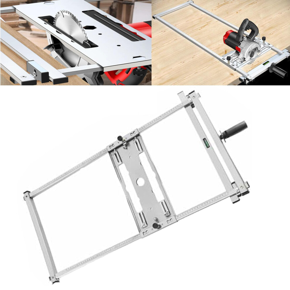 Edge Guide Positioner For Cutting Machines, Wood Alignment Tool For Cutting Boards, Adjustable Positioning Frame For Woodworking 6482260094403