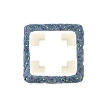Striped Needle Frame Square Frame 25x25 cm and 40x40 cm for Women - Stylish Wall Decor for Home and Office