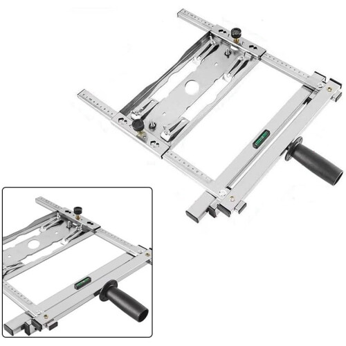 Electric Circular Saw with Edge Guide for Woodworking, Multi-Function Steel Design, Round Handle, DIY Cutting Tool 2