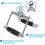 Double D Handle Cable Attachment V Handle for Cable Machines - Durable Rowing Handle for Home Gym Strength Training (1 Pack) 3