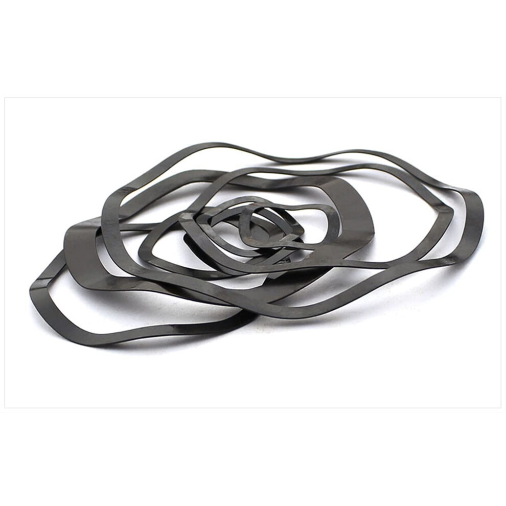 Metall Washers, Spring Steel 65Mn Wave-Shaped Elastic Washers M3-M40, 20 Pieces, Inner Diameter M6 X 11 X 0.3 6447073103971