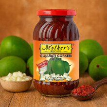 Mother's Recipe Gujarati Gorkeri Pickle 575g | Authentic Sweet & Spicy Mango Pickle