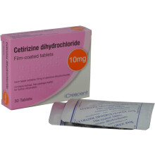 Cetirizine Dihydrochloride 10mg Film-Coated 30 Tablets