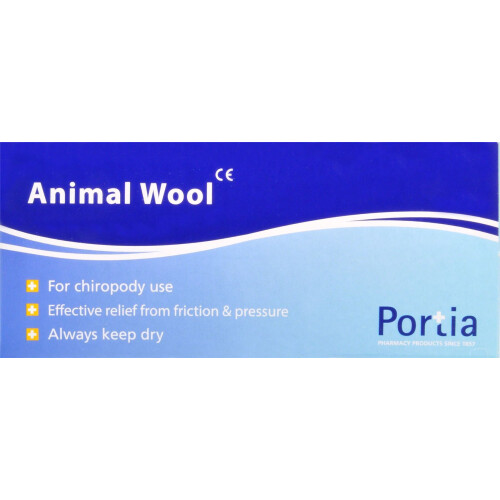 Portia Animal Wool For Chiropody Use.