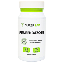 Fenbendazolo (Fenben) 222 mg | >99,90% Puro | Verificato in Laboratorio | 30 Unità
