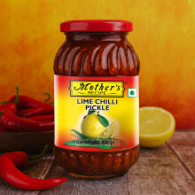 Mother's Recipe Lime Chilli Pickle 500g | Authentic Indian Tangy & Spicy Pickle