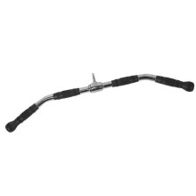 LAT Pull Bar - Full Rotation LAT Bar Attachment for Gym Pulley System, Durable Steel, Compatible with Standard Cable Machines