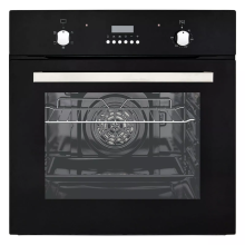 Cookology FOD60BK 60cm Built-In Electric Fan Oven Grill Black