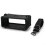 Shockproof Silicone Speaker Cover with Adjustable Strap for Portable Use - Black Compatible Accessory for Marshall Emberton 1