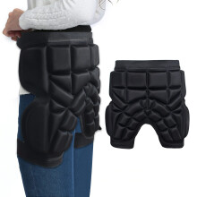 Skiing Hip Protection Padded Shorts for Snowboard and Skate, 3D Coccyx Impact Pads, Adjustable Size and Breathable Material