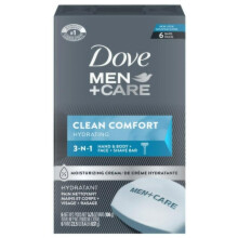 Dove Body Soap and Face Bar to Hydrate Skin Clean Comfort More Moisturizing Than Bar Soap | 1/4 Moisturizing Cream Bar