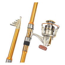 Portable Spinning Rod 3.6m/11.8ft Classic Fishing Trolling Rod Reel Combo with Comfort Handles and Easy Casting Design