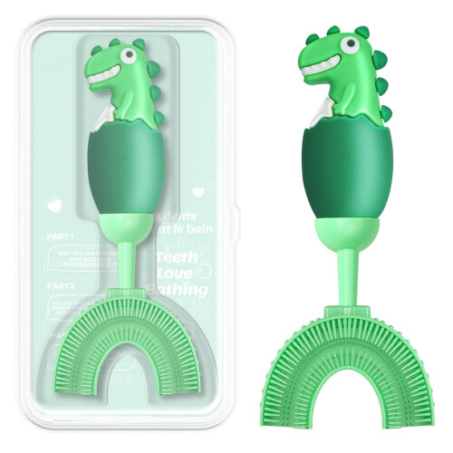 ZMRZ U-Shaped Toothbrush for Kids Ages 2-7
