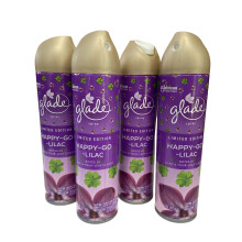 Glade Air Freshner Spray - Happy-Go-Lilac - Spring Collection 2022 - Pack of 4 Cans