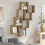 VidaXL vidaXL Wall Cube Shelf Storage Floating Shelf Artisan Oak Engineered Wood 11