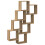 VidaXL vidaXL Wall Cube Shelf Storage Floating Shelf Artisan Oak Engineered Wood 10