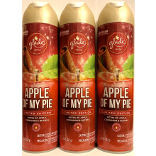 Ambientador en spray Glade - Apple Of My Pie - Colecciσn navideρa 2020 - Peso neto. 8 OZ (227 g) por lata - Paquete de 3 latas3