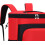 Cleaning Storage Backpack with Adjustable Shoulder Straps, Reflective Belt, and Household Tool Compartment, Red 2