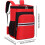 Cleaning Storage Backpack with Adjustable Shoulder Straps, Reflective Belt, and Household Tool Compartment, Red 3