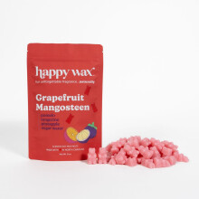 Happy Wax Grapefruit Mangosteen duftende bj?rnevoks smelter - Naturlig st?rk duftende sommervoks smelter infunderet med ?teriske olier - Ikke-gif