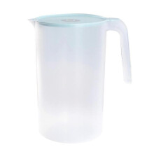 (S, Blue) BoSaiD 1Pcs Plastic Pitcher Large Capacity Easy to Clean PP Plastic Straining Pitcher for Water