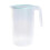 (S, Blue) BoSaiD 1Pcs Plastic Pitcher Large Capacity Easy to Clean PP Plastic Straining Pitcher for Water 1