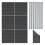 Composiet Schutting Panelen x 6, Schuin Paneel & LED Palen x 7 - Grijs 1