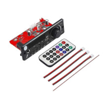 (Small) 160W Amplifier FM Radio Module Easy to Use Compact Remote Control Bluetooth-compatible Music Player
