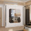 (White, 120cm) Double Mirror Sliding Door Wardrobe 1
