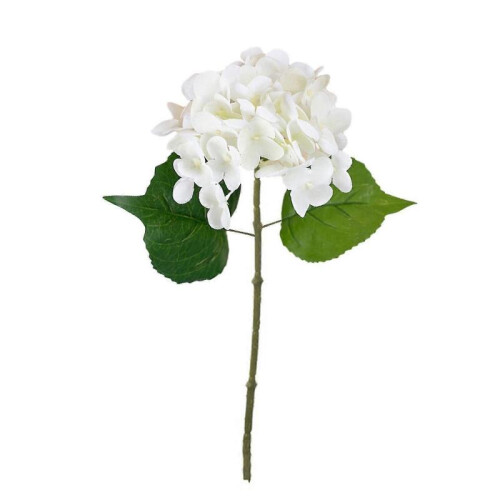 (White) Hydrangea Simulation Flower Anti-fade Artificial Home Decor No Maintenance Required Artificial Hydra