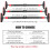 Pull Up Bar, Doorway Gym Bar for Dominant Pull-Ups, Core Strength, Adjustable Sturdy Iron, Color 2 4