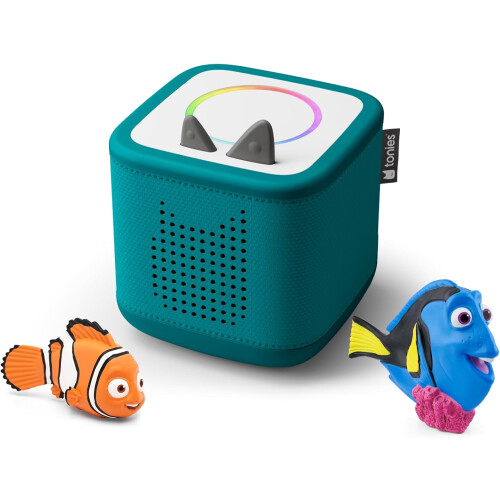 Toniebox 2 Bundle with 2 Tonies  Finding Dory & Finding Tropical Teal