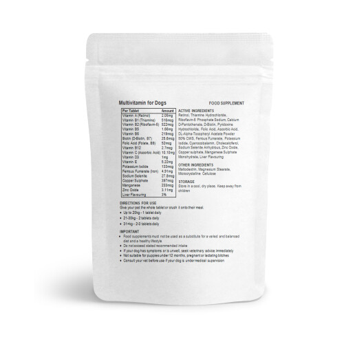 Essential Multivitamins and Minerals for Dogs - 120 Tablets 2