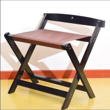 Foldable Luggage Rack Collapsible Wooden Suitcase Stand for Guest Room Bedroom Hotel Black 80x60x40 cm