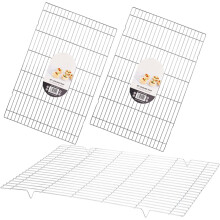 2 x Extra Large 18" Chrome Plated Cooling Rack