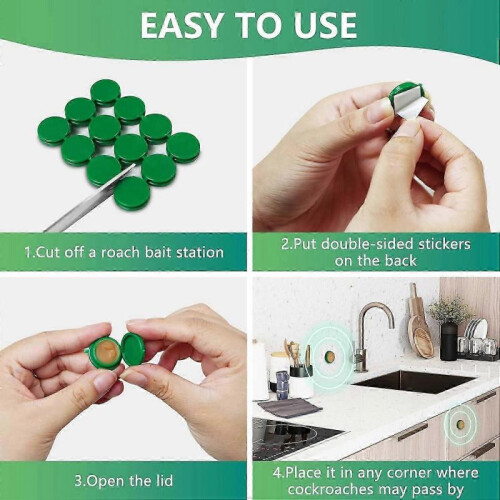 roach control bait stations 12pcs for home use 2