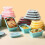 (Blue) 4Pcs/Set 350/500/800/1200ML Lunch Box Microwave Safe Foldable Sealed Silicone Bento Refrigerator 2