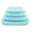 (Blue) 4Pcs/Set 350/500/800/1200ML Lunch Box Microwave Safe Foldable Sealed Silicone Bento Refrigerator 1