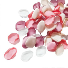(Pink) 200Pcs Artificial Petal Realistic Non-fading Exquisite Romantic Fake Rose Petal Photography Props Pa