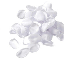 (White) 200Pcs Artificial Petal Realistic Non-fading Exquisite Romantic Fake Rose Petal Photography Props Pa
