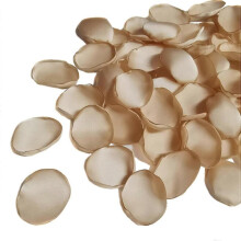(Champagne) 200Pcs Artificial Petal Realistic Non-fading Exquisite Romantic Fake Rose Petal Photography Props Pa