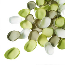 (LimeGreen) 200Pcs Artificial Petal Realistic Non-fading Exquisite Romantic Fake Rose Petal Photography Props Pa