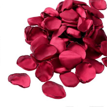 (WineRed) 200Pcs Artificial Petal Realistic Non-fading Exquisite Romantic Fake Rose Petal Photography Props Pa