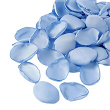 (LightBlue) 200Pcs Artificial Petal Realistic Non-fading Exquisite Romantic Fake Rose Petal Photography Props Pa