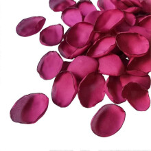 (DarkPink) 200Pcs Artificial Petal Realistic Non-fading Exquisite Romantic Fake Rose Petal Photography Props Pa
