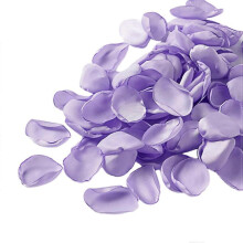 (LightPurple) 200Pcs Artificial Petal Realistic Non-fading Exquisite Romantic Fake Rose Petal Photography Props Pa