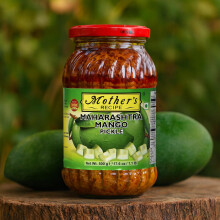 Mother's Recipe Maharashtra Mango Pickle 500g | Authentic Maharashtrian Spicy Mango Pickle
